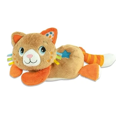 Afbeelding van Clementoni 17876 Roby Ron Interactieve pluche kat die raketten, melodieën en natuurgeluiden, multisensorische ontwikkeling, babycadeau, 100% wasbaar (in