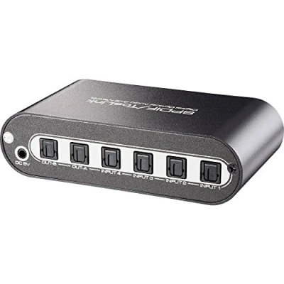 Afbeelding van SpeaKa Professional Toslink matrix switch 4 x 2 poorten Met afstandsbediening