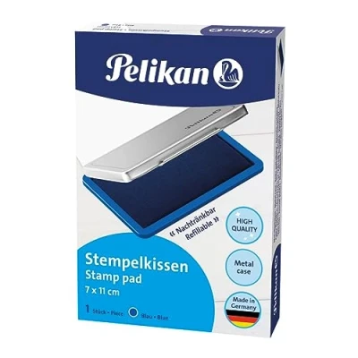 Afbeelding van Ink Pads in Metal Casing Blue,Silver 110 mm 70