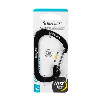 Afbeelding van Nite Ize Slidelock Carabiner #4 Zwart