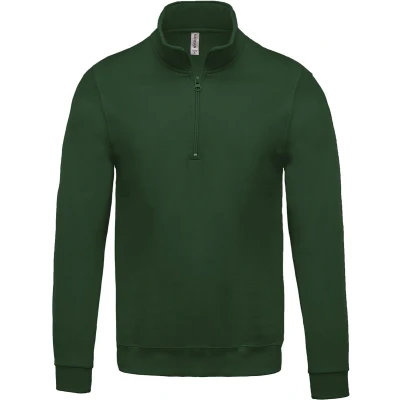 Afbeelding van Kariban Sweater met ritskraag K478 Forest Green