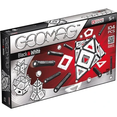 Afbeelding van Geomag black &amp; white 104 delige set