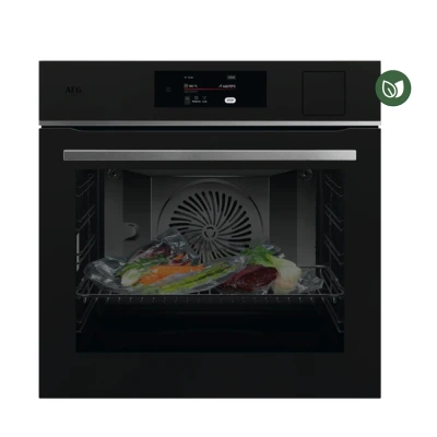 Afbeelding van AEG TP8SB73FAT 8000 MealAssist Met SteamPro Combi Hetelucht En Stoomoven Zwart Inbouw solo oven Inhoud: 70 Liter