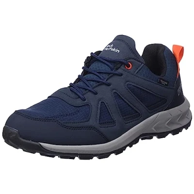 Afbeelding van Jack Wolfskin Woodland Sneakers laag Dark blue, Heren, Maat: 40.5, blue Kunststof