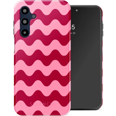 Afbeelding van Selencia Hoesje Geschikt voor Samsung Galaxy A16 (5G) Vivid Backcover Wave Vibes Lipstick