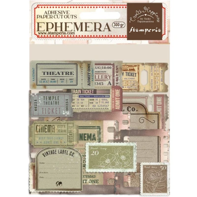 Afbeelding van Stamperia Create Happiness Christmas Ephemera Tickets (46pcs) (DFLCT33)