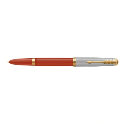 Afbeelding van Parker 51 Premium Vulpen Fijn, Vuurrood Gt