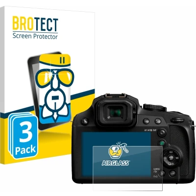 Afbeelding van BROTECT Screenprotector voor Panasonic Lumix DC FZ82 / FZ82D Folie Beschermfolie Beschermglas transparant (3 Stuks)