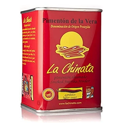 Afbeelding van Paprika poeder Pimenton de la Vera D.O.P gerookt, bitter, Chinata, 160 g