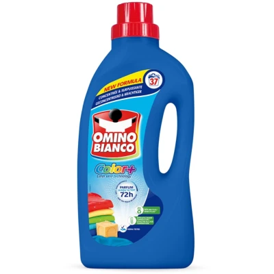 Afbeelding van Omino Bianco Color+ wasmiddel, 37 doseringen, fles van 1,48 l