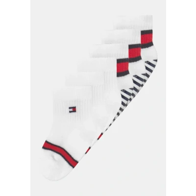 Afbeelding van Tommy Hilfiger BABY FLAG 6 PACK Unisex Sokken voor kinderen, Maat: 19 22, White