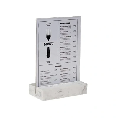 Afbeelding van Kaarthouder Luxe Europel A4 21 x 29,7 cm Polystone Wit