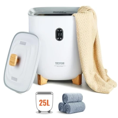 Afbeelding van VEVOR Handdoekwarmer, wit, 25 l