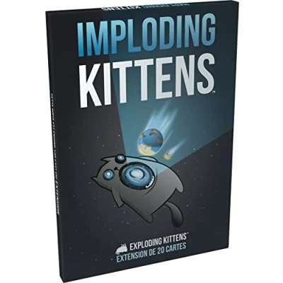Afbeelding van Asmodee Exploding Kittens Imploding Expansion Board spel voor kinderen vanaf 8 jaar