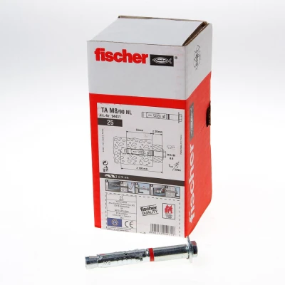 Afbeelding van Fischer Hulsanker met tapbout verzinkt TA M8/90 NL