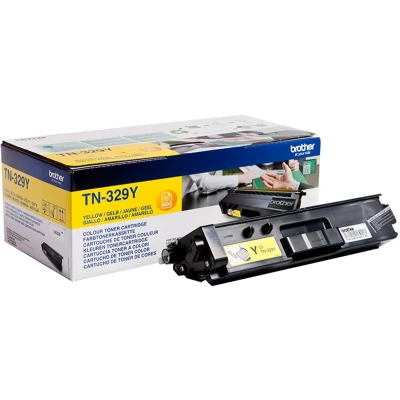 Afbeelding van Brother TN 329Y Toner Geel Extra hoge capaciteit