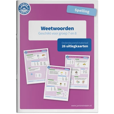Afbeelding van Spelling Weetwoorden Ondersteunend Materiaal groep 7 en 8