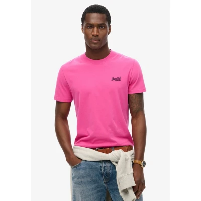 Afbeelding van Superdry Vintage LOGO EMB Tshirt basic, Heren, Maat: XXL, Echo pink