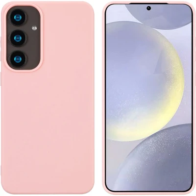 Afbeelding van imoshion Hoesje Geschikt voor Samsung Galaxy S25 Plus Siliconen Color Backcover roze
