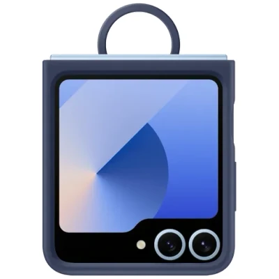 Afbeelding van Samsung Cover Silicone Z Flip 6 Navy Blauw (ef pf741tnegww)