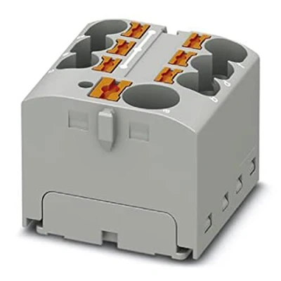 Afbeelding van Phoenix Contact PTFIX 10/6X4 GY 3273856 Verdeelblok Aantal polen: 7 0.2 mm² 6 Grijs 8 stuk(s)