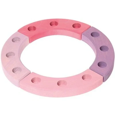 Afbeelding van Grimm&#039;s verjaardagsring Ø 22 cm roze paars