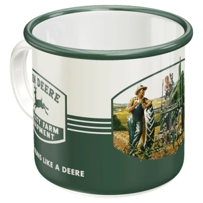 Afbeelding van John Deere Farm Emaille Drinkbeker