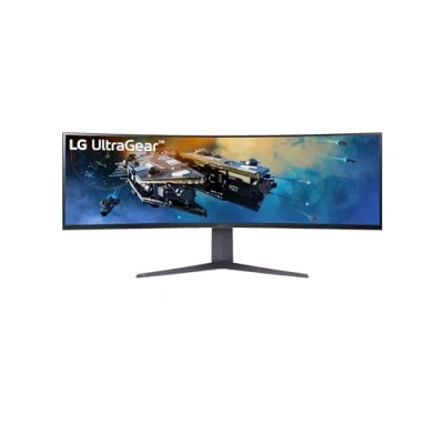 Afbeelding van LG Electronics 45GR65DC B Ultragear™ DQHD 44,5 inch (113 cm), 5120 x 1440, 32:9, AMD FreeSync™, HDR10, 95% DCI P3, 5ms GtG, PBP modus (afbeelding naast afbeelding) zwart