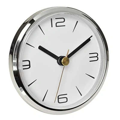 Afbeelding van TFA Dostmann 60.3543.02 Zendgestuurde klok Zendergestuurd 90 mm x 36 Chroom (glanzend) Voor inbouw