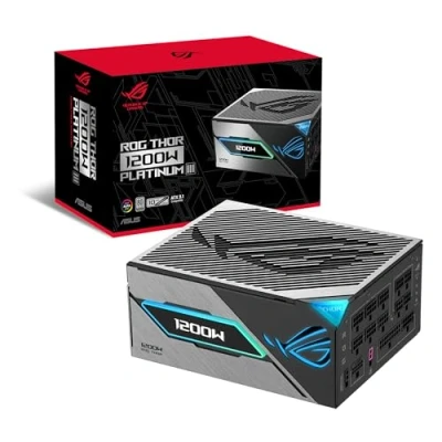 Afbeelding van ASUS Netzteil ROG Thor 1200T3 GAMING (1200 W), PC voedingseenheid, Zwart