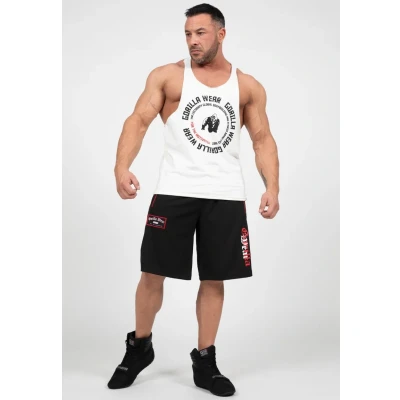Afbeelding van Gorilla Wear Marlow Mesh Shorts Trainingsbroek Zwart/Rood 2XL/3XL
