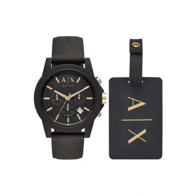 Afbeelding van Armani Exchange heren Horloge AX7105 in de kleur Zwart