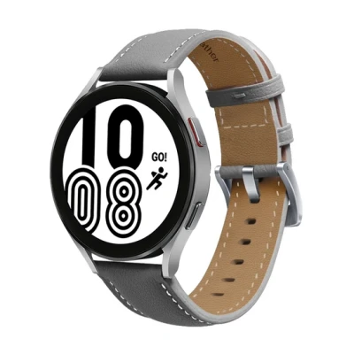 Afbeelding van Garmin Vivoactive 5 / 3 Premium Leather bandje Grijs