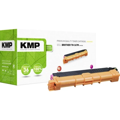 Afbeelding van KMP Tonercassette vervangt Brother TN 247M, TN247M Compatibel Magenta 2300 bladzijden B T111X