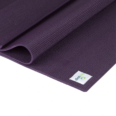 Afbeelding van Ecoyogi Classic yoga mat 200 cm aubergine