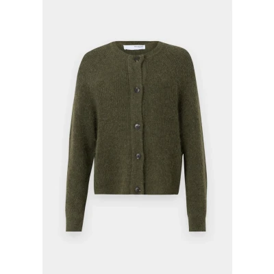 Afbeelding van SELECTED FEMME Slflulu Ls Knit Short Cardigan B Noos Damesvest, Olijfgroen, XL