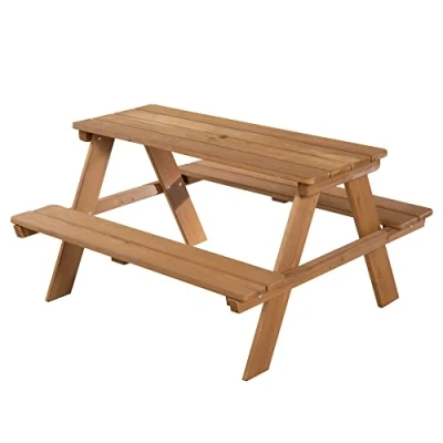 Afbeelding van Roba Outdoor Deluxe Kinderzitmeubel, met speelkuip bruin