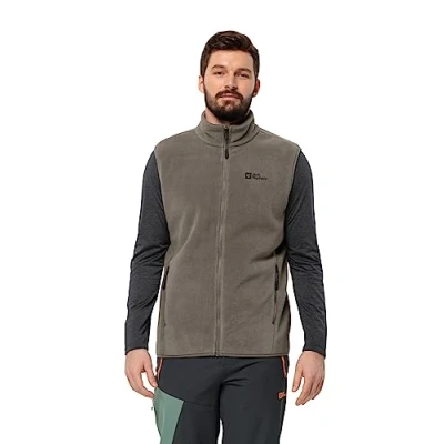 Afbeelding van Jack Wolfskin Waldsteig Bodywarmer, Heren, Maat: Small, Cold coffee