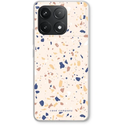 Afbeelding van Case Company® hoesje geschikt voor Xiaomi Redmi K70 Terrazzo N23 Soft Cover Telefoonhoesje Bescherming aan alle Kanten en Schermrand