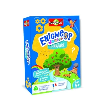 Image de Jeu de cartes Bioviva Enigmes junior Nature