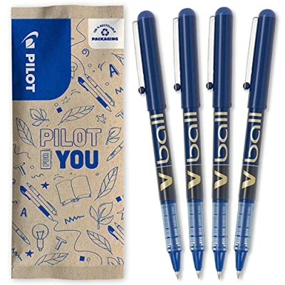 Afbeelding van PILOT V BALL, blauw, 1 stuk (4 stuks)