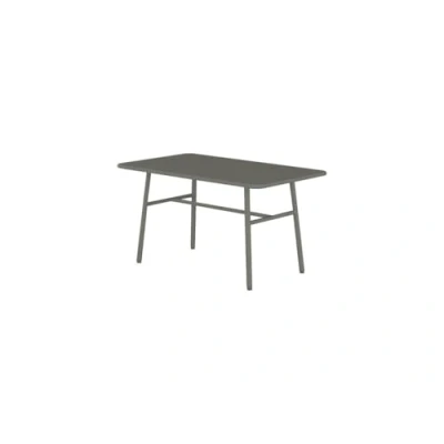 Afbeelding van Vente unique Lage tuin salontafel van metaal Donkergrijs MIRMANDE MYLIA L 89 cm x H 47 D 50