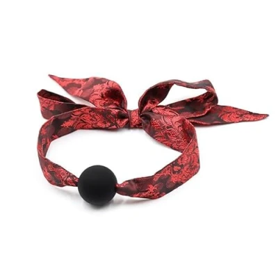 Afbeelding van Silicone Ball Gag Red/Black