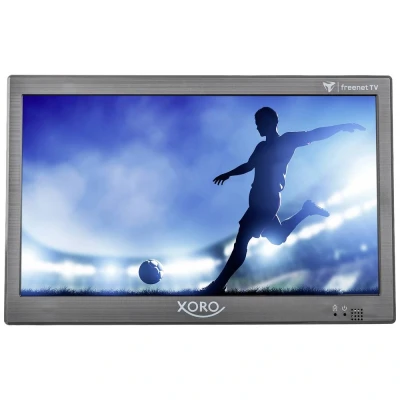 Afbeelding van Xoro PTL 1050 V2 Draagbare TV 25.6 cm 10.1 inch Energielabel: D (A G) Werkt op een accu, Incl. 12 V auto aansluitkabel Grijs