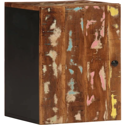 Afbeelding van Badkamerwandkast 38x33x48 cm massief recycled hout