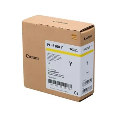 Afbeelding van Canon PFI 3100Y Inktcartridge Geel