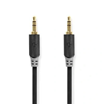 Image de Câble audio stéréo 3,5 mm mâle 5,0 m anthracite nedis