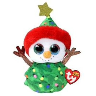 Afbeelding van TY Beanie Boo&#039;s Christmas Snowman Tree 15 cm 1 stuk