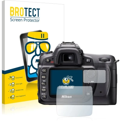 Afbeelding van BROTECT Screenprotector voor Nikon D80 Folie Beschermfolie Beschermglas transparant