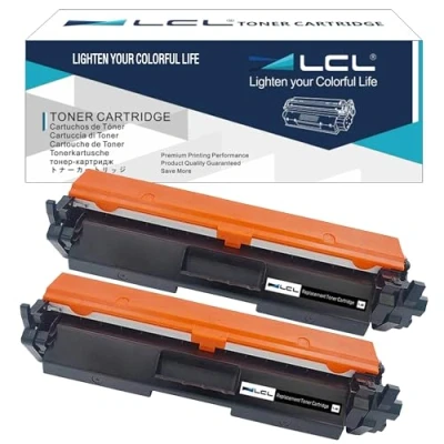 Afbeelding van LCL Tonercartridge compatibel met 30A 230A CF230A CRG 220 (2 zwart) vervanging voor HP Laser Jet Pro M203D M203DN M203DW MFP M227SDN M227D M227FDN M227FDW Canon mf269n